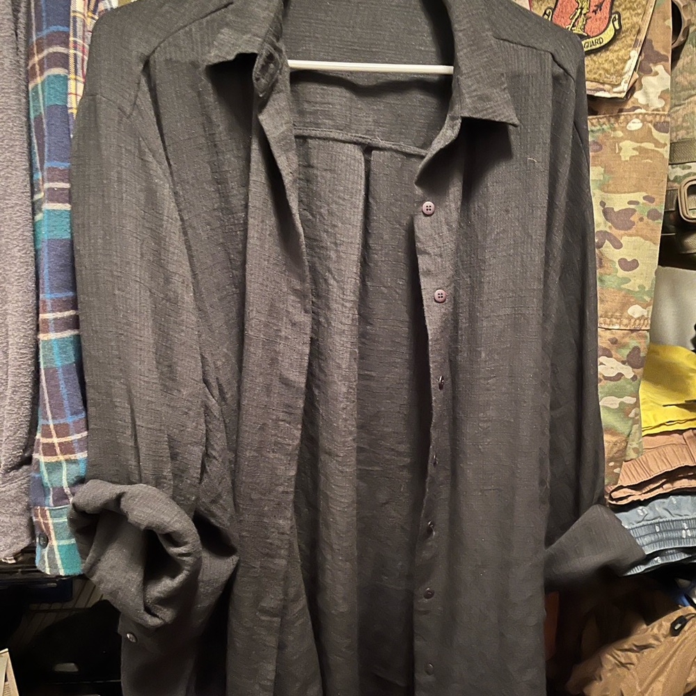 Solai the label poolside oversized button top